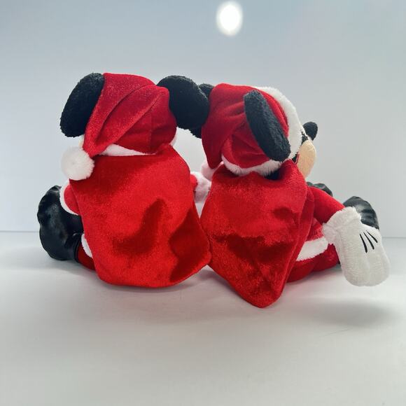 TWO Disney Mickey Mouse Plush Christmas card holder - Picture 3 of 6